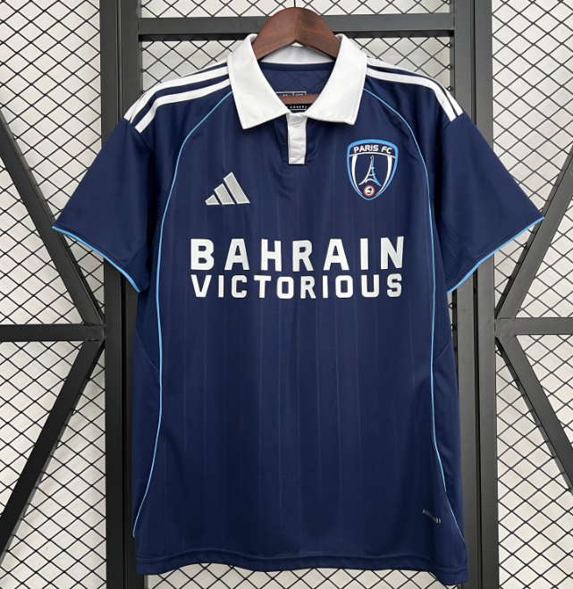 2025-26 Paris FC Home Soccer Jersey Shirt